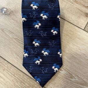 Vintage101 Dalmatian Silk Necktie